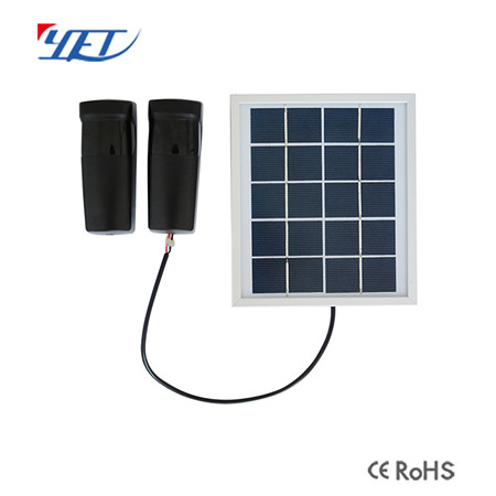 深圳遙爾泰YET610-新款紅外對(duì)射探測(cè)器（太陽(yáng)能充電板）