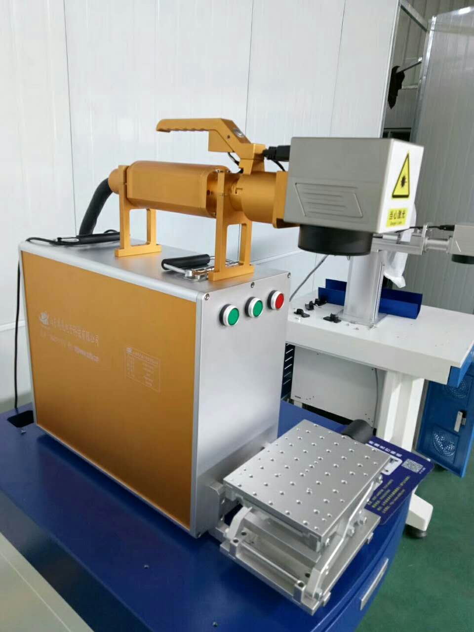山東鴻光便攜式激光打標(biāo)機用于大工件產(chǎn)品標(biāo)記 廠家直銷