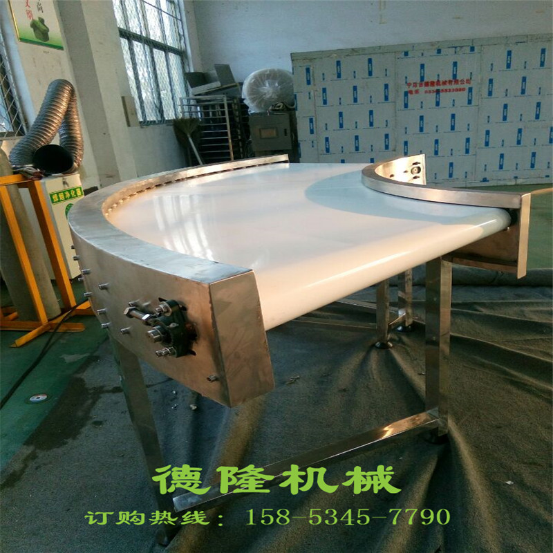 90度食品轉(zhuǎn)彎輸送機(jī)