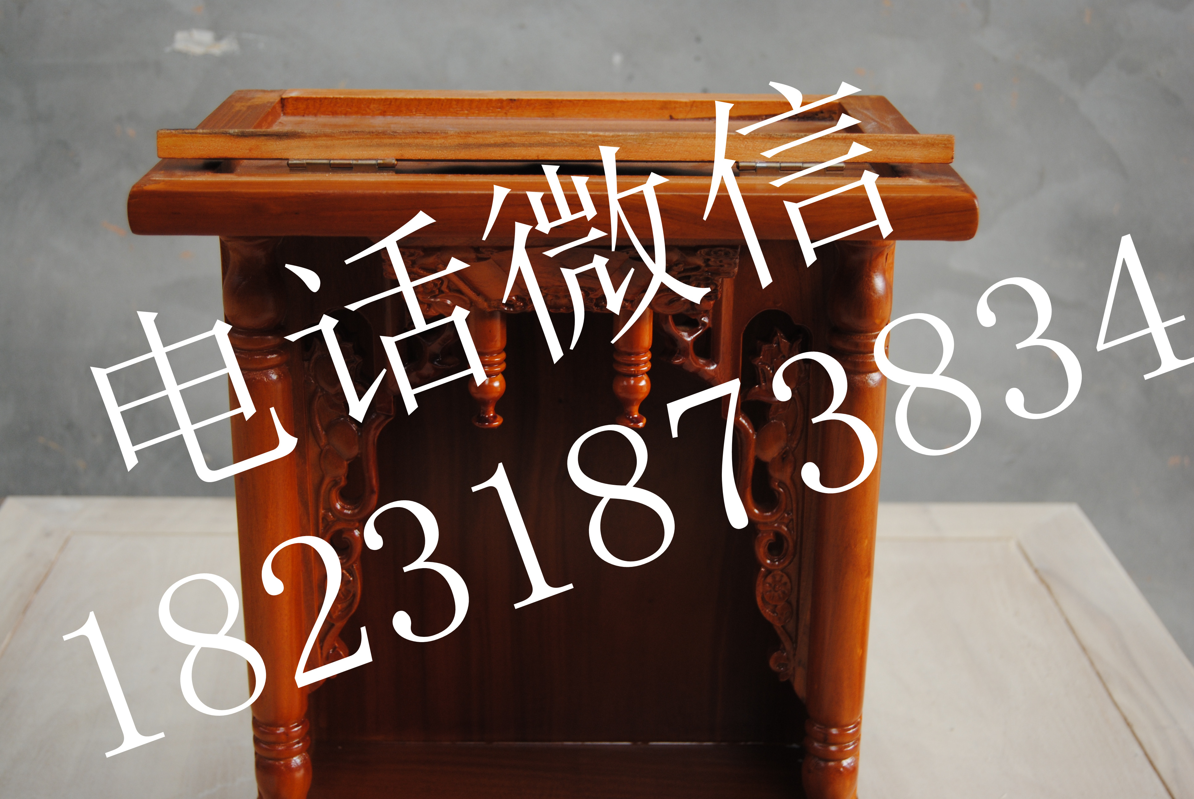 山東威海老榆木佛龕供桌廠家地址