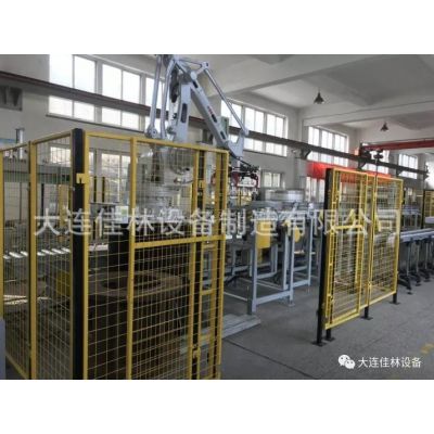 大連佳林大米碼垛包裝生產(chǎn)線，袋裝碼垛機(jī)器人