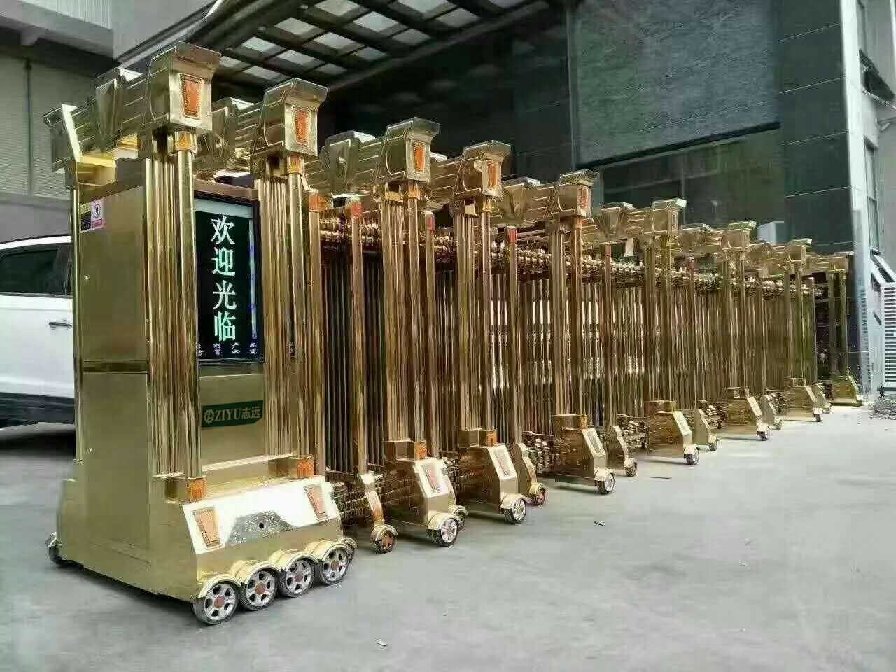 供應(yīng)陽(yáng)泉電動(dòng)門(mén) 不銹鋼伸縮門(mén) 電動(dòng)門(mén)走不直的原因