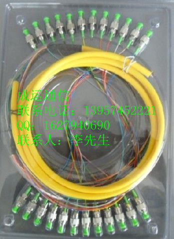 廠家批發(fā)?。娦偶?jí)）FC12芯束狀尾纖、FC束狀尾纖批發(fā)、