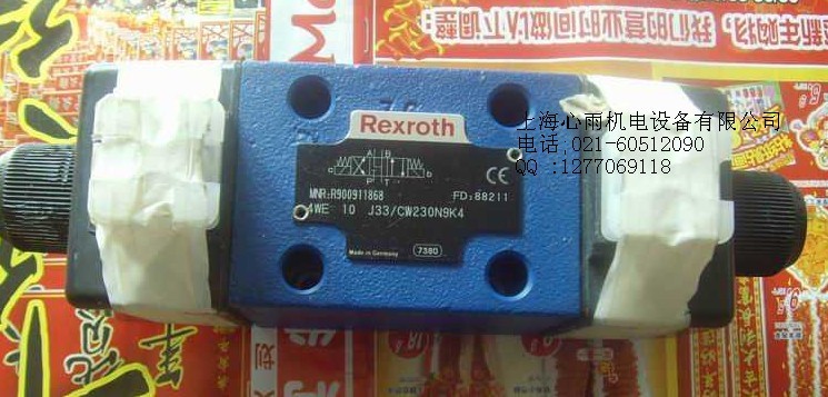 力士樂電磁換向閥R900529749 4WE10F3X/CG24N9K4