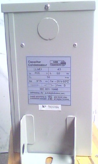 現(xiàn)貨ABB壓電容器CLMD43/30KVAR 400V 50HZ 