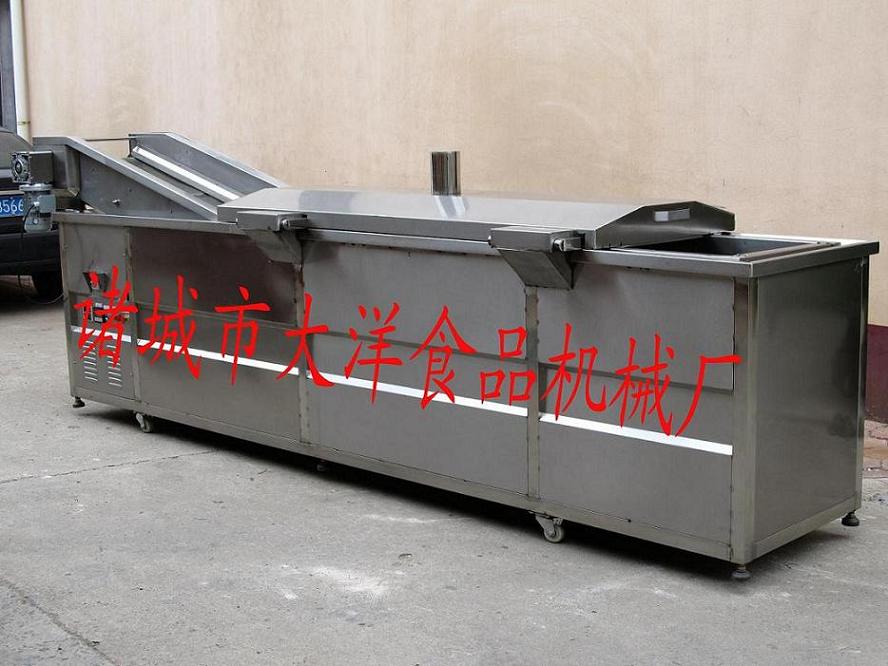 油炸生產(chǎn)線、連續(xù)式油炸流水線、油水混合油炸機(jī)