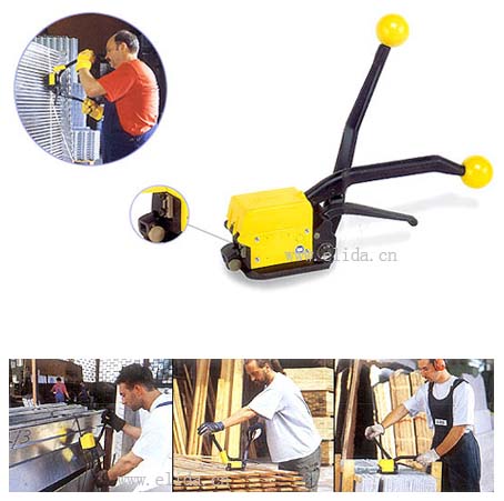 FROMM品牌A333手動(dòng)免扣鋼帶打包機(jī)-帶定扭距拉緊系統(tǒng)-品牌打包機(jī)-佛山專業(yè)