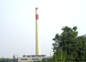 磚煙囪粉刷，混凝土煙囪刷航標(biāo)，煙囪美化