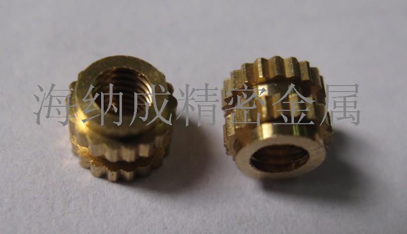 銅嵌件，深圳銅嵌件，廣州銅嵌件，手機(jī)銅螺母