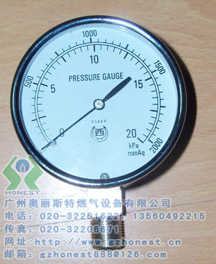 膜盒表，微壓表，燃氣專用壓力表,煤氣壓力表，液化氣壓力表，進口燃氣壓力表，臺灣壓