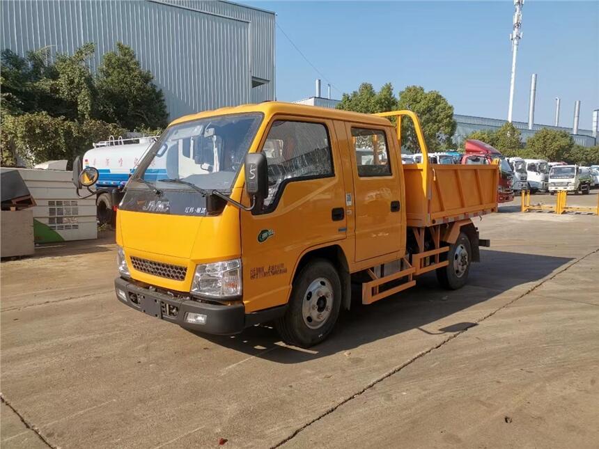 2023新規(guī)藍(lán)牌國六江鈴雙排座自卸車廠家，上戶無憂！