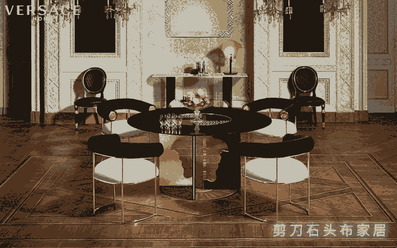 VERSACE HOME家具，時尚奢華充滿色彩魅力！