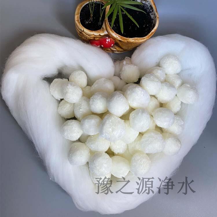 廣西豫之源凈水纖維球 35型號改性纖維球 細(xì)絲過濾