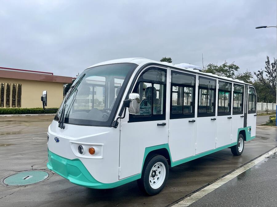 四川雅安眉山樂(lè)山景區(qū)旅游觀光電動(dòng)車-17座封閉式