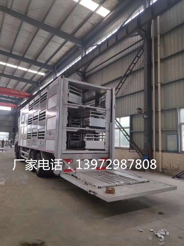 河北散裝飼料運輸車，河北種豬苗雛禽運豬車