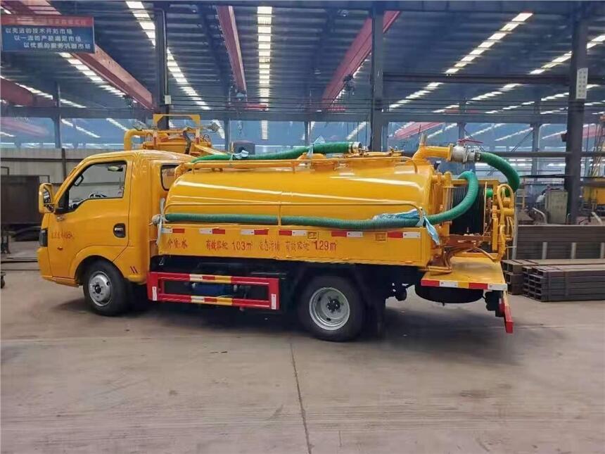 藍牌清洗吸污車河南價格，吸污帶高壓清洗車鄭州銷售價格