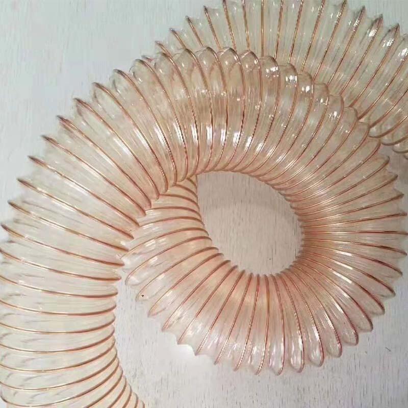 抗凍耐磨聚氨酯pu鋼絲軟管廠家直銷