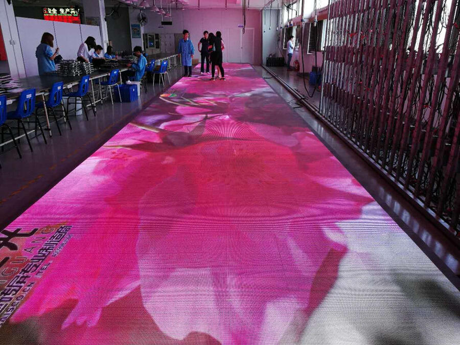 鑫億光LED智能互動地磚屏