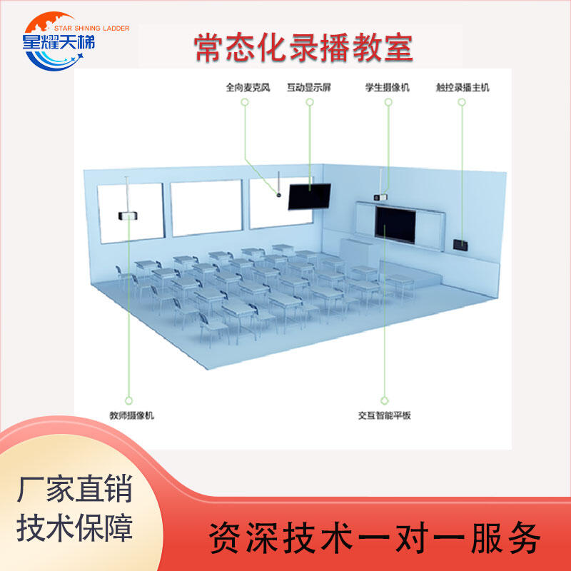 常態(tài)化錄播教室互動(dòng)教學(xué)師生特寫高清錄制圖像追蹤課程錄制設(shè)備