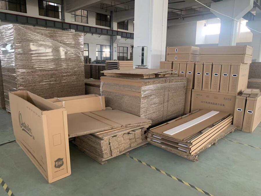 出口冷柜冰箱包裝蜂窩紙板高強度
