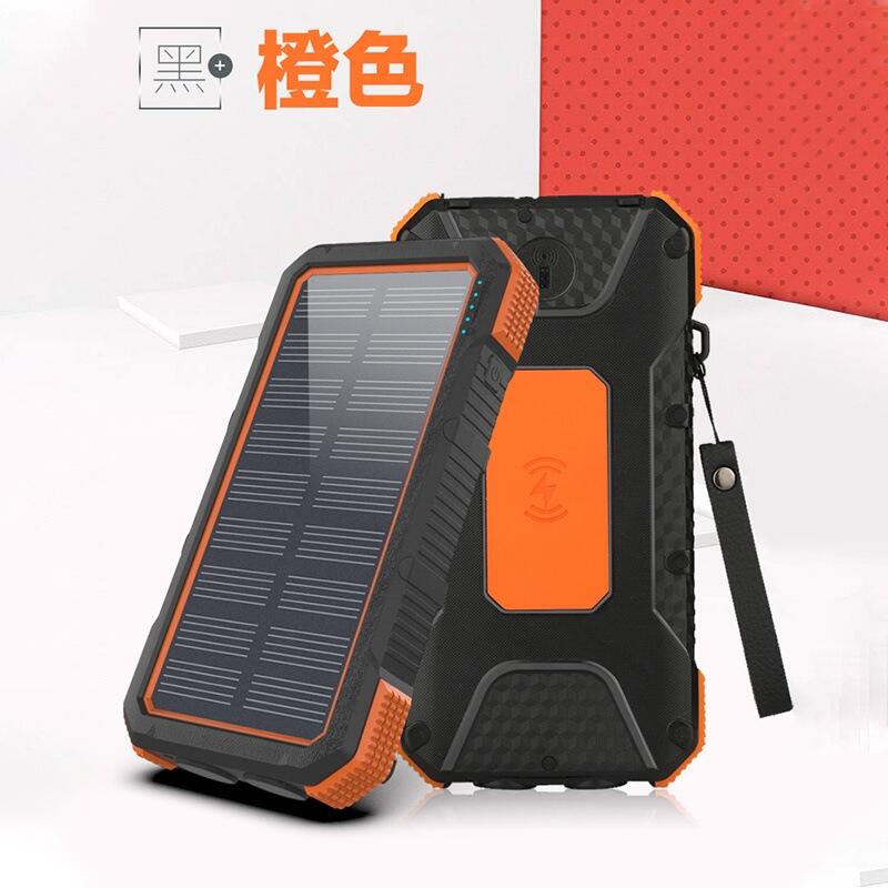 新品多功能快充太陽能防水PD18W帶無線充戶外移動(dòng)電源