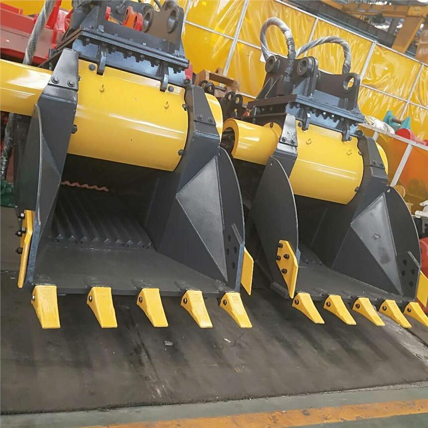 徐工200鄂破式碎石斗   液壓馬達破碎機  進口碎石機
