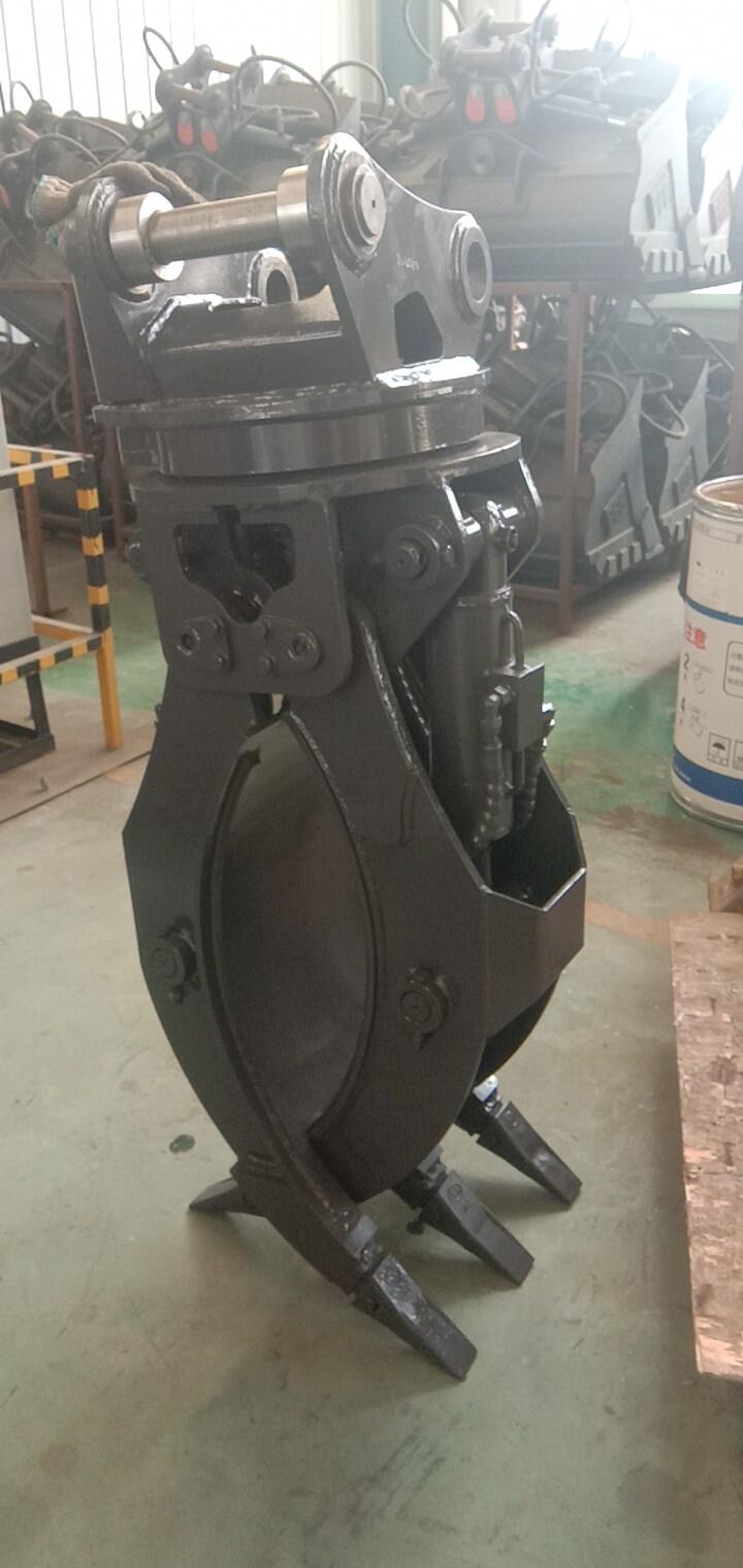 長沙市五齒夾草機(jī) 液壓抓取鏟斗  旋轉(zhuǎn)夾木器供應(yīng)
