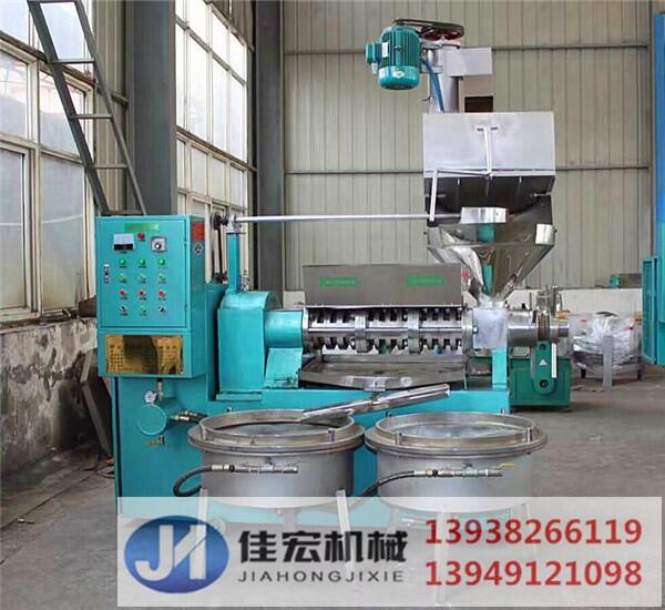 冷熱兩用花生榨油機(jī) 花生仁螺旋榨油機(jī)工藝流程