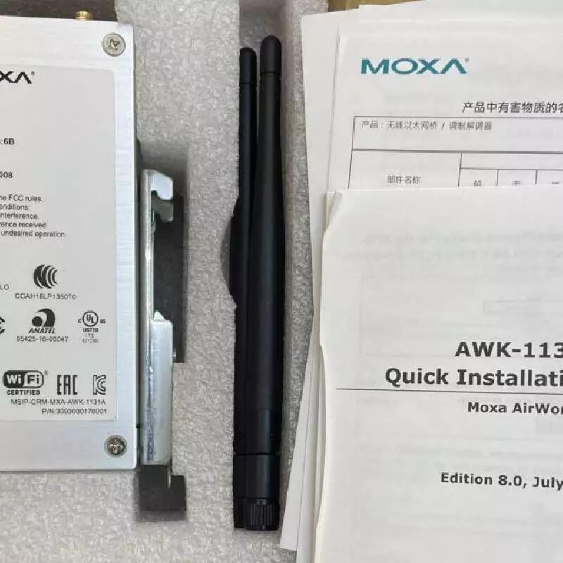 MOXA AWK-1131A-US V2.2.0 無線以太網(wǎng)橋 AGV車載電臺