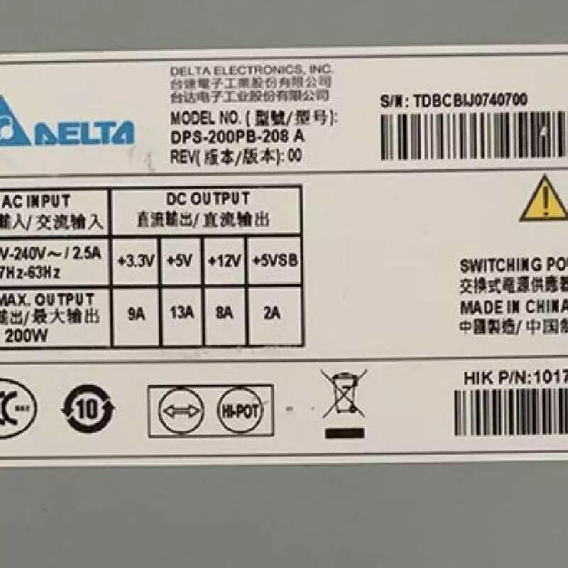 DPS-200PB-176C替代DPS-200PB-208A 大華 ?？涤脖P錄像機電源