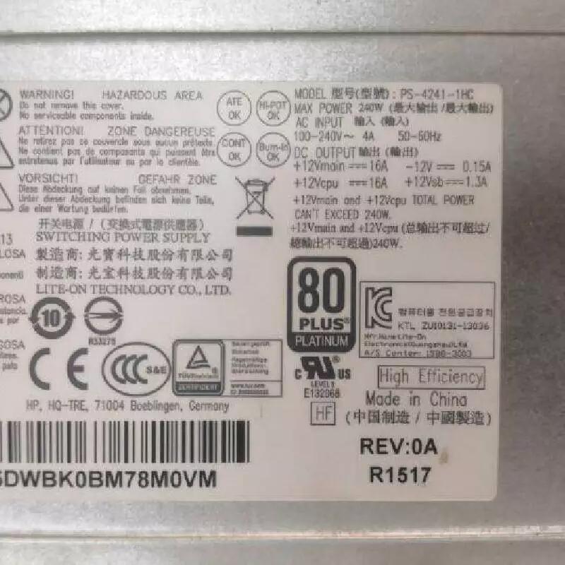 702307-002 751884-001 PS-4241-1HC 400G1臺(tái)式機(jī)電源