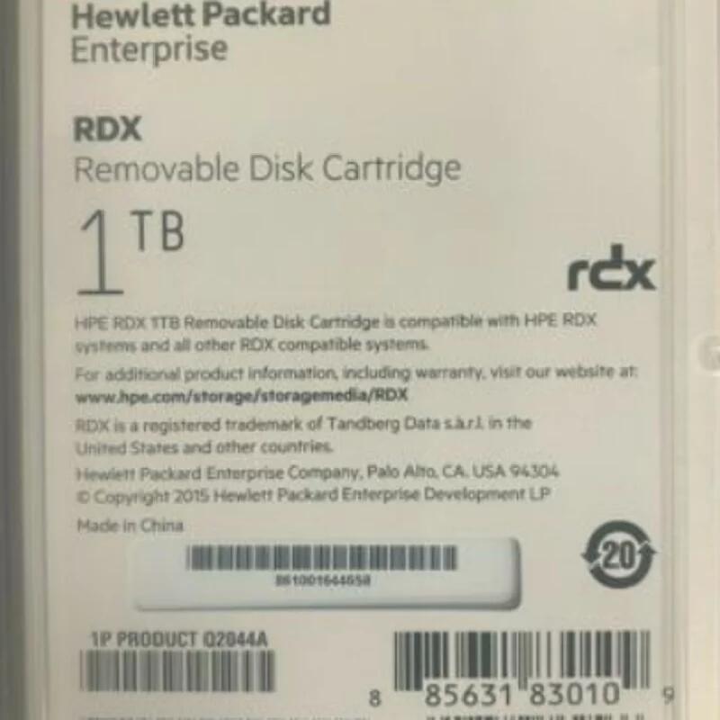 Q2044A Removable Disk Cartridg 1TB RDX Ƅ(dng)űP(pn)Ŏ