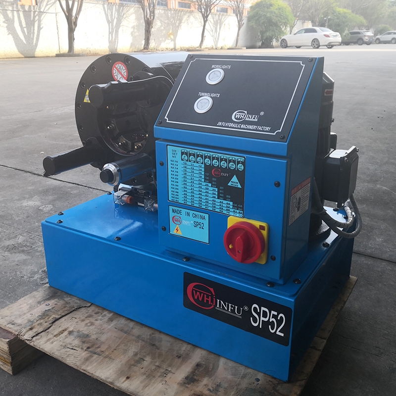 挖掘機(jī)油管接頭壓管機(jī) 全自動型液壓膠管啤機(jī)
