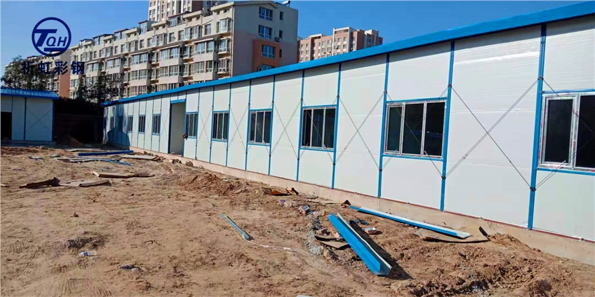 石家莊辦公用彩鋼房定制 裕華區(qū)簡易臨建房搭建