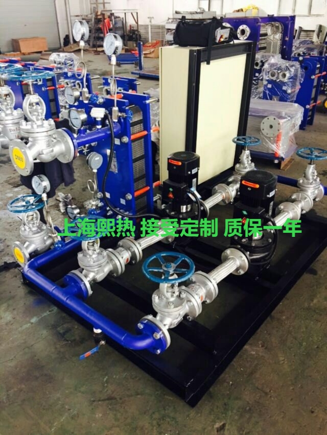 辦公樓冷暖雙用智能換熱機組 學(xué)校 酒店供暖 洗浴 空調(diào)兩用全自動換熱機組