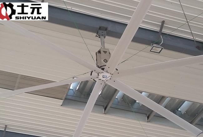 斜齒輪電機廠家生產(chǎn) 7.3米工業(yè)風扇1.5KW立式齒輪減速電機