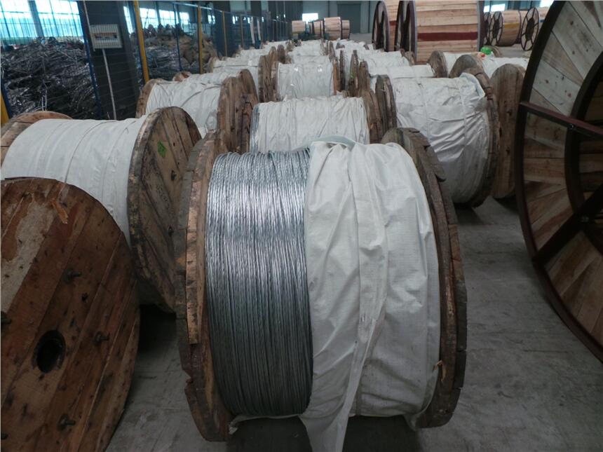廠家批發(fā)LXGJ-100 鍍鋁鋅合金鍍層鋼絞線 鍍層厚 耐腐蝕性能優(yōu) 稀土鋼絞線