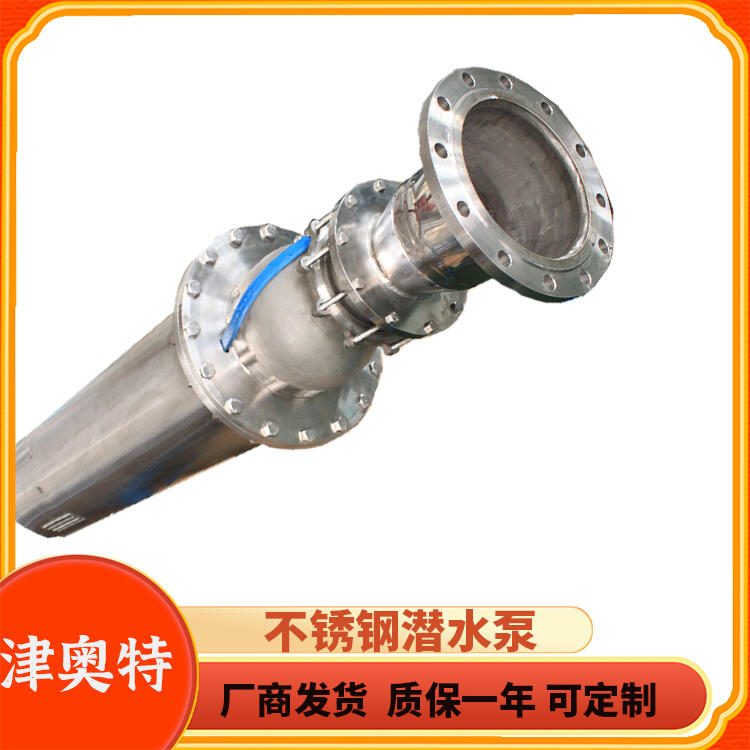 AT200QH 不銹鋼潛水泵 無軸向力 大流量 高揚程 充水式電機 海水淡化