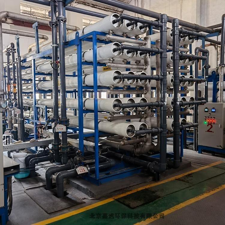 每小時制取10立方的純水機單級反滲透工藝脫鹽水設備JYRO-10T