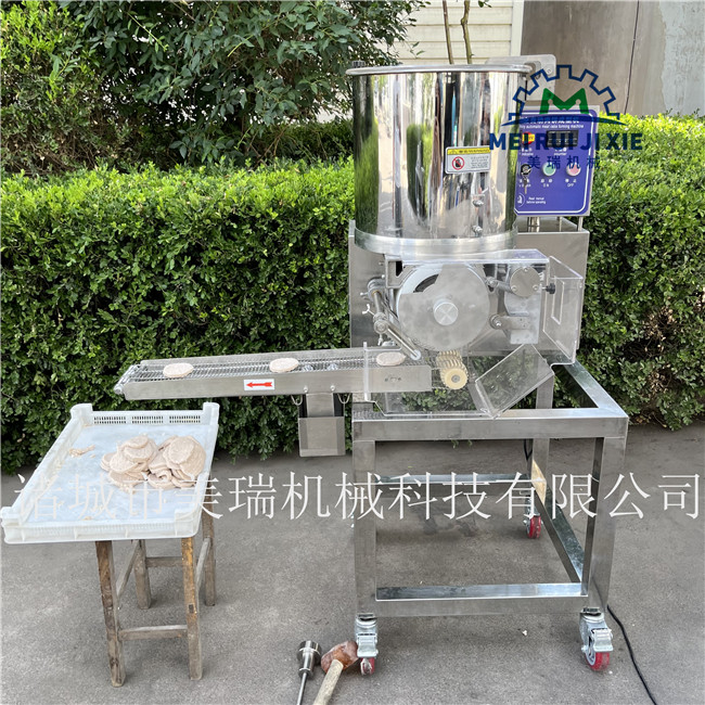 浙江魚餅蝦餅成型機(jī) 全自動(dòng)肉餅成型機(jī) 漢堡肉餅成型機(jī)