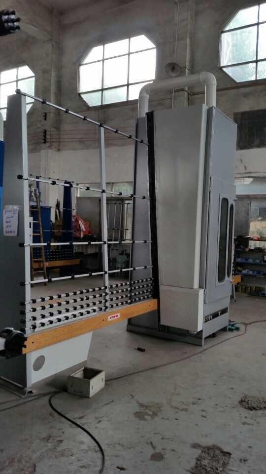 玻璃自動打砂機(jī)，環(huán)保全自動立式玻璃噴砂機(jī)