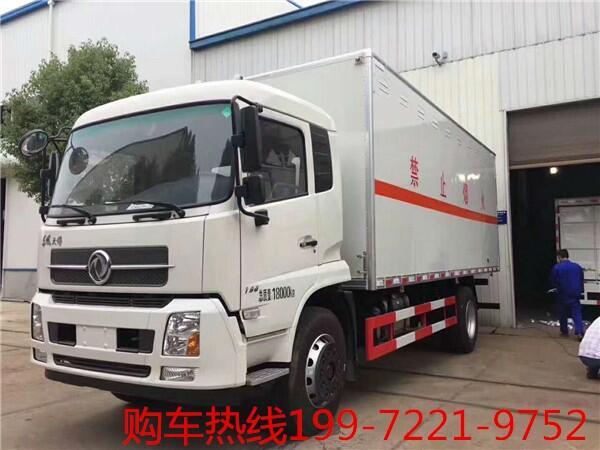 浙江東風(fēng)9.3米（13.9噸）氣體廂式運輸車_藍牌?；\輸車