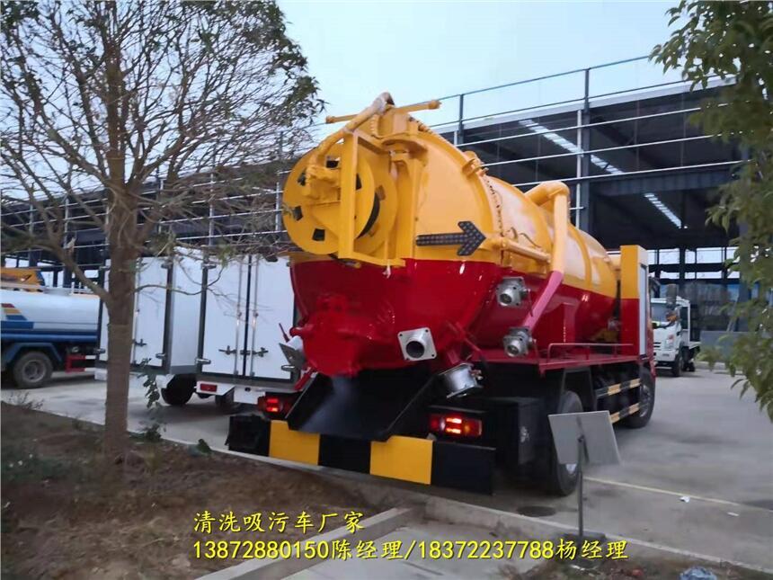 13方東風D9國六清洗吸污車直銷處_13方東風D9國六清洗吸污車廠家電話
