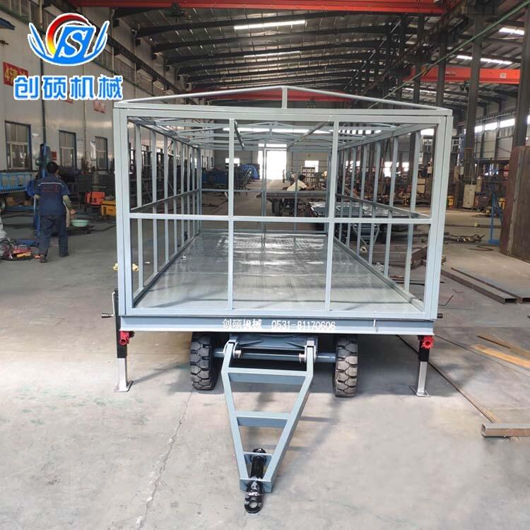 10噸 20t平板車(chē)牽引 廠區(qū)轉(zhuǎn)運(yùn)平板車(chē) 物流轉(zhuǎn)運(yùn)平車(chē)定制