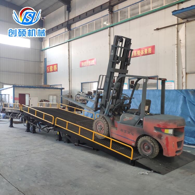 8噸分段登車橋 折疊式登車橋 移動(dòng)液壓登車橋 叉車卸貨坡道