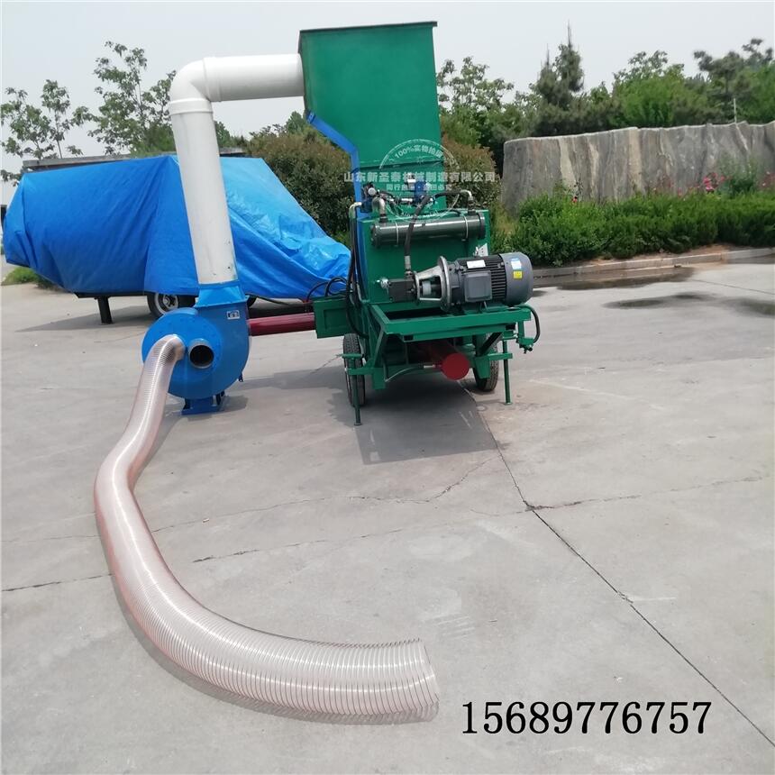 圣泰機(jī)械 黃儲(chǔ)秸稈液壓打包機(jī) 秸稈套袋打包機(jī)