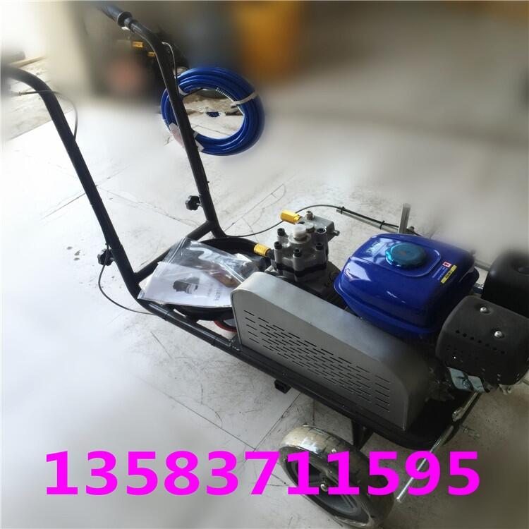 廠家現(xiàn)貨冷噴劃線機配本田發(fā)動機畫的直手推式油漆標線機