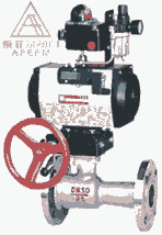 QJ641M-16C 漳州  氣動(dòng) 帶手輪高溫球閥
