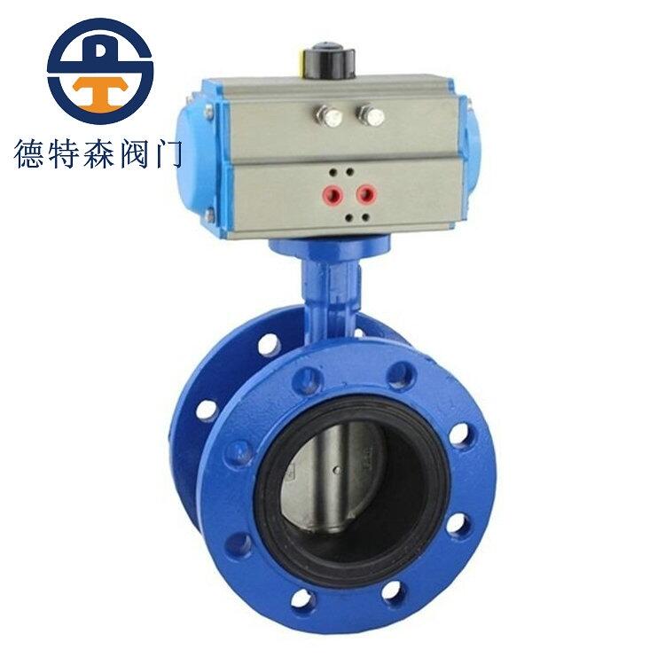 廈門氣動法蘭蝶閥D641X-16Q  廈門德特森閥門廠