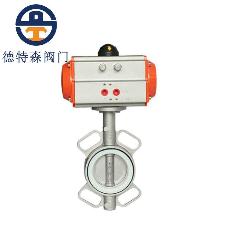廈門(mén)不銹鋼襯氟氣動(dòng)蝶閥D671X-16P  廈門(mén)德特森閥門(mén)廠